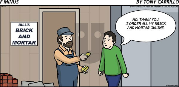 F Minus on Sunday December 15, 2013 Comic Strip