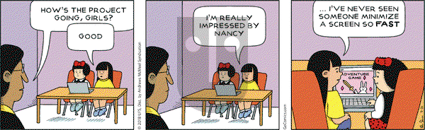 Nancy on Thursday May 31, 2018 Comic Strip