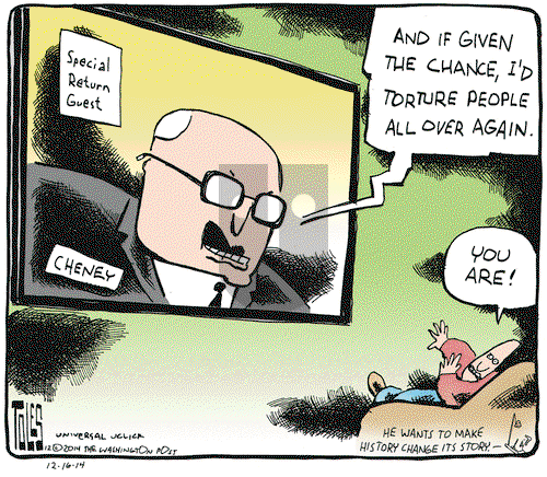 Tom Toles on Tuesday December 16, 2014 Comic Strip