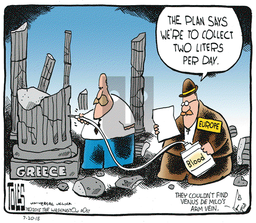 Tom Toles on Monday July 20, 2015 Comic Strip