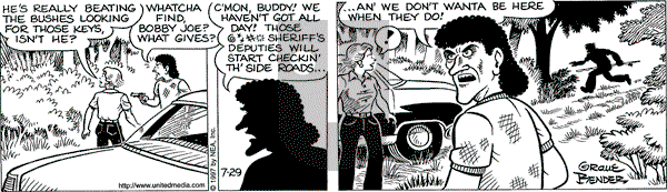 Alley Oop on Tuesday July 29, 1997 Comic Strip