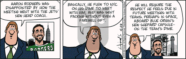 Tank McNamara on Monday April 28, 2025 Comic Strip