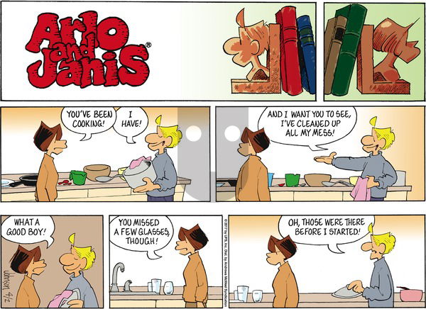 Arlo and Janis on Sunday April 2, 2017 Comic Strip