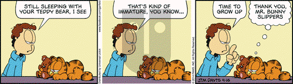Garfield on Wednesday April 16, 2014 Comic Strip