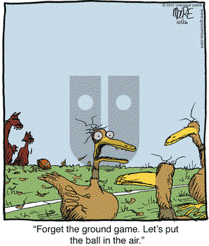 In the Bleachers on Friday October 26, 2012 Comic Strip