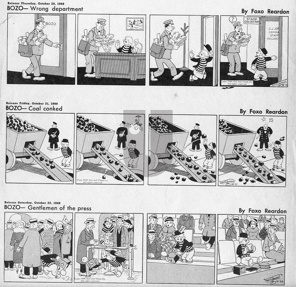 Bozo - Thursday December 2, 2021 Comic Strip