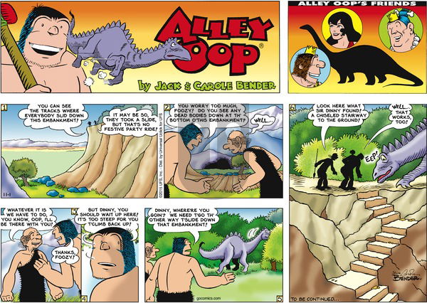 Alley Oop on Sunday November 1, 2015 Comic Strip