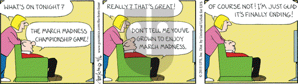 The Born Loser on Monday April 6, 2015 Comic Strip