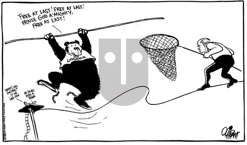 Pat Oliphant on Monday March 26, 1990 Comic Strip