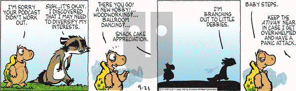 Over the Hedge on Saturday September 21, 2019 Comic Strip
