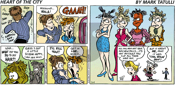 Heart of the City on Sunday March 4, 2001 Comic Strip