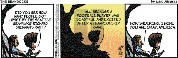 La Cucaracha on Tuesday February 4, 2014 Comic Strip