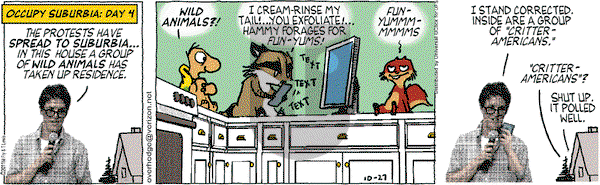 Over the Hedge on Thursday October 27, 2011 Comic Strip