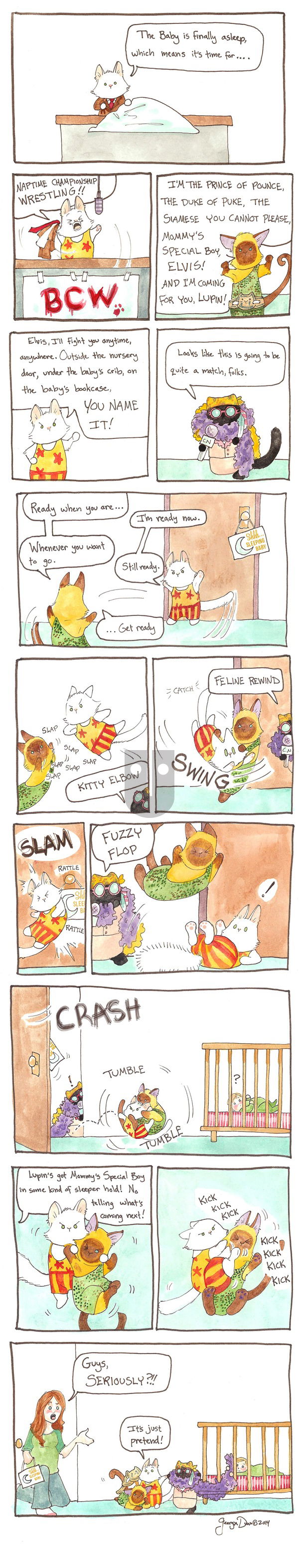 Breaking Cat News on Sunday October 23, 2016 Comic Strip