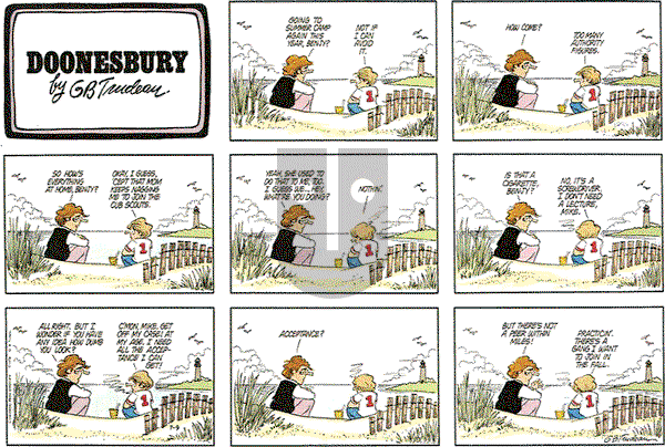 Doonesbury on Sunday July 9, 1978 Comic Strip