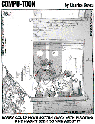 Compu-toon on Monday April 9, 2007 Comic Strip