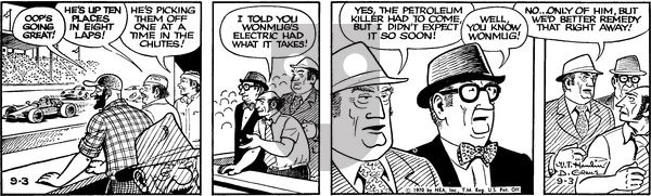 Alley Oop on Thursday September 3, 1970 Comic Strip