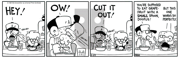 FoxTrot on Sunday June 15, 1997 Comic Strip