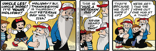 Nancy on Tuesday November 25, 2014 Comic Strip