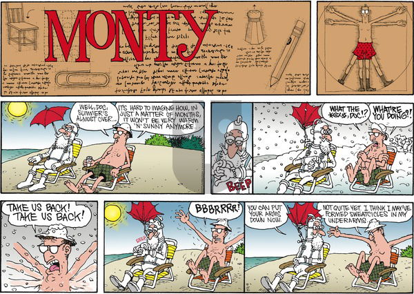 Monty on Sunday September 6, 2015 Comic Strip