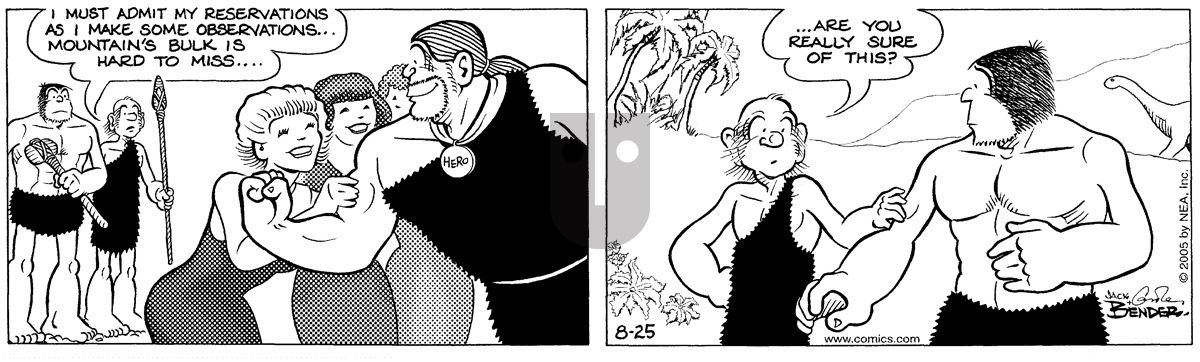 Alley Oop - Thursday August 25, 2005 Comic Strip