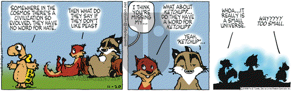 Over the Hedge on Saturday November 20, 2010 Comic Strip