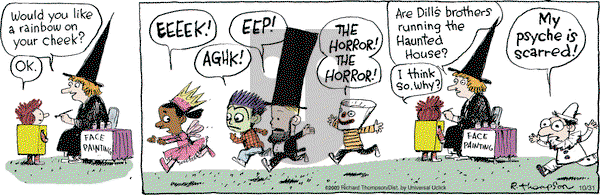 Cul de Sac on Friday October 31, 2014 Comic Strip