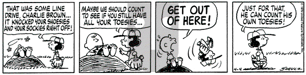 Peanuts - Wednesday April 4, 1979 Comic Strip