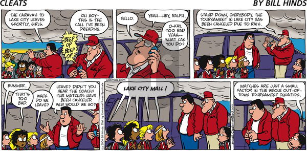 Cleats on Sunday April 11, 2004 Comic Strip