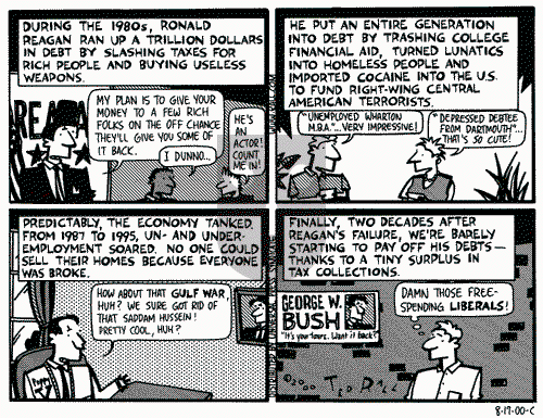Ted Rall on Monday August 21, 2000 Comic Strip
