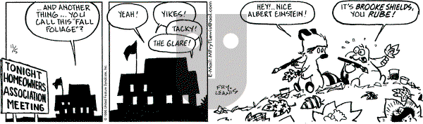 Over the Hedge on Tuesday November 5, 1996 Comic Strip