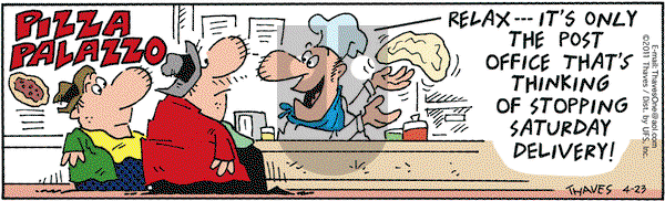 Frank and Ernest - Saturday April 23, 2011 Comic Strip