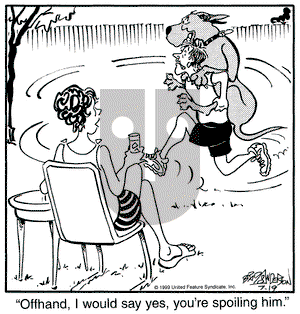 Marmaduke on Monday July 19, 1999 Comic Strip