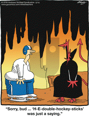 In the Bleachers on Tuesday May 14, 2019 Comic Strip