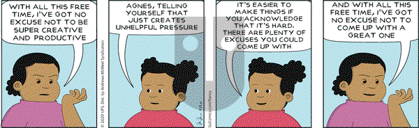 Nancy on Wednesday April 29, 2020 Comic Strip