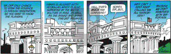 Doonesbury on Wednesday July 26, 2006 Comic Strip