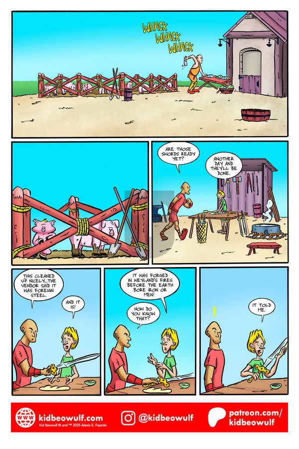 Kid Beowulf on Monday May 26, 2025 Comic Strip