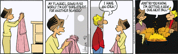 Arlo and Janis on Thursday April 2, 2015 Comic Strip