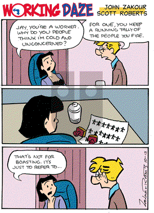 Working Daze - Tuesday October 13, 2015 Comic Strip
