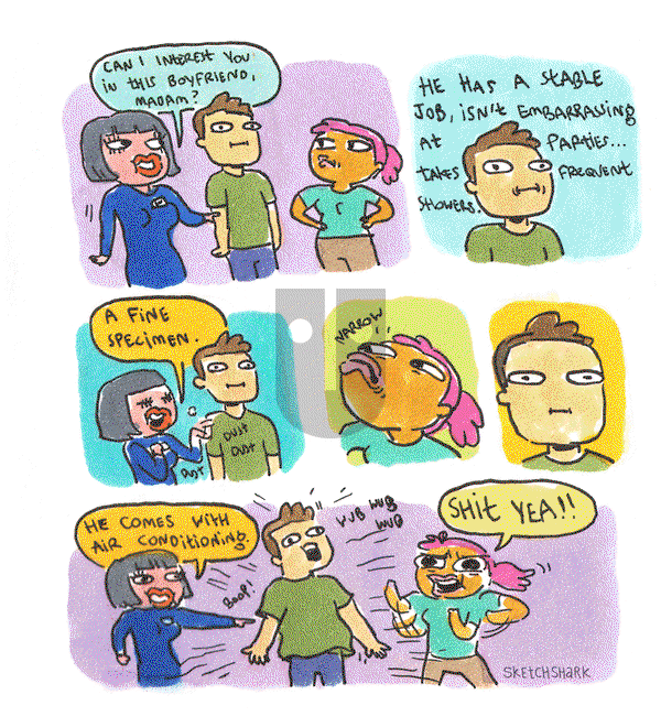 Sketchshark Comics on Monday September 2, 2019 Comic Strip