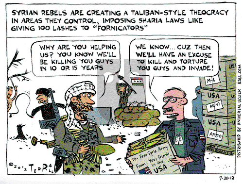 Ted Rall - Monday July 30, 2012 Comic Strip
