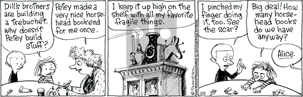 Cul de Sac on Tuesday February 5, 2008 Comic Strip