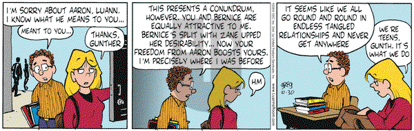 Luann on Saturday October 30, 2004 Comic Strip