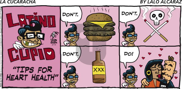 La Cucaracha on Sunday February 14, 2016 Comic Strip