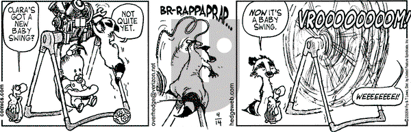 Over the Hedge on Thursday April 14, 2005 Comic Strip