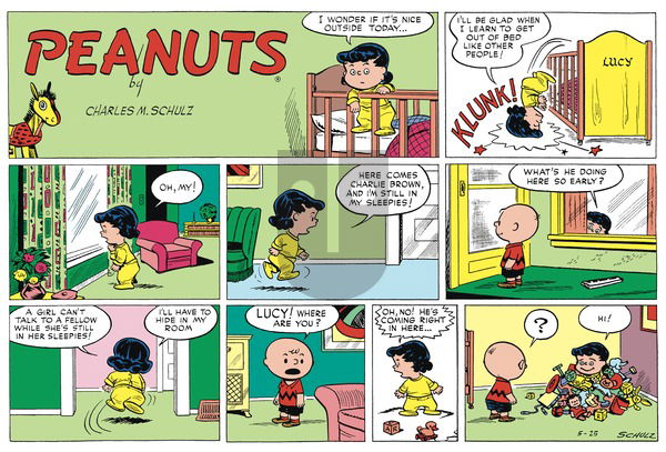 Peanuts Begins on Saturday April 26, 2025 Comic Strip