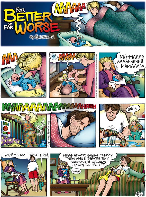 For Better or For Worse on Sunday November 28, 2004 Comic Strip