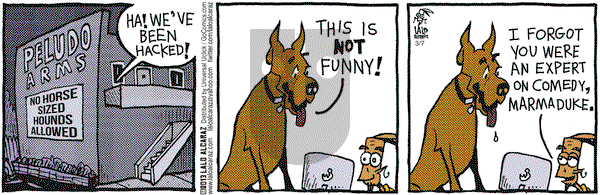 La Cucaracha on Thursday March 7, 2013 Comic Strip