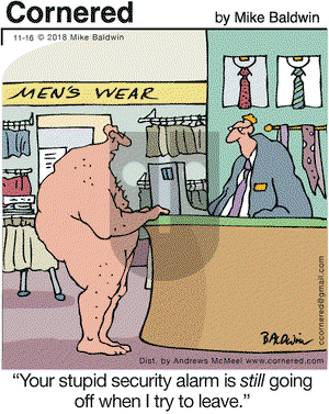 Cornered on Friday November 16, 2018 Comic Strip