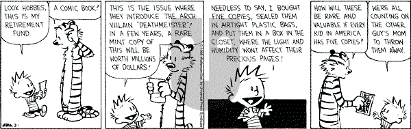 Calvin and Hobbes - Wednesday March 1, 1995 Comic Strip